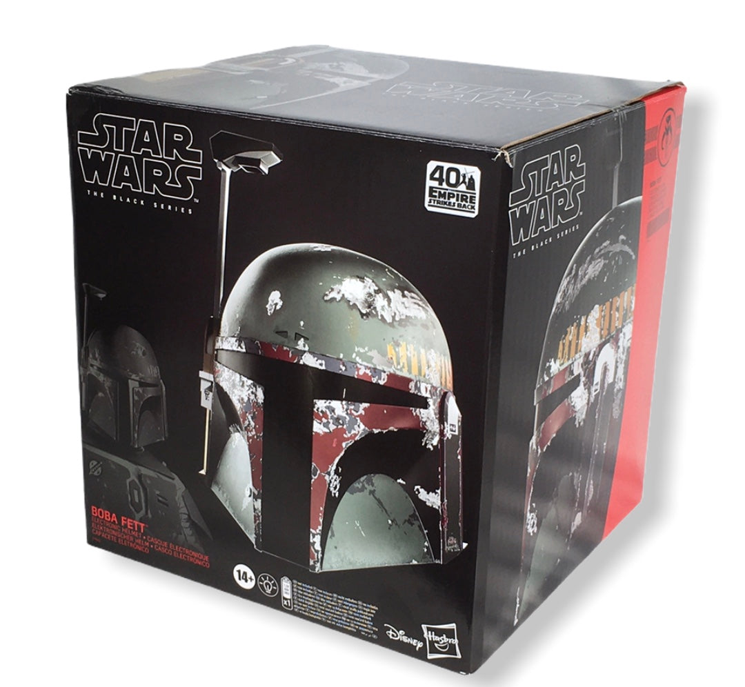 Hasbro star wars the black series boba fett premium online electronic helmet