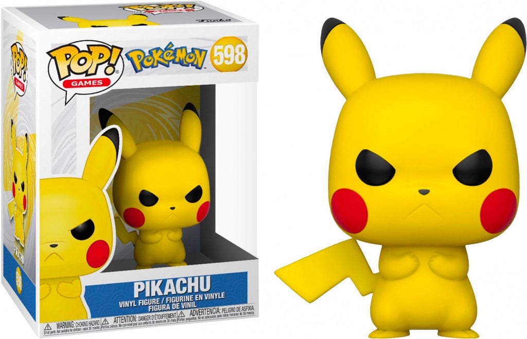 Grumpy Pikachu Pokemon Funko Pop Collectible Vnyl Figure #598