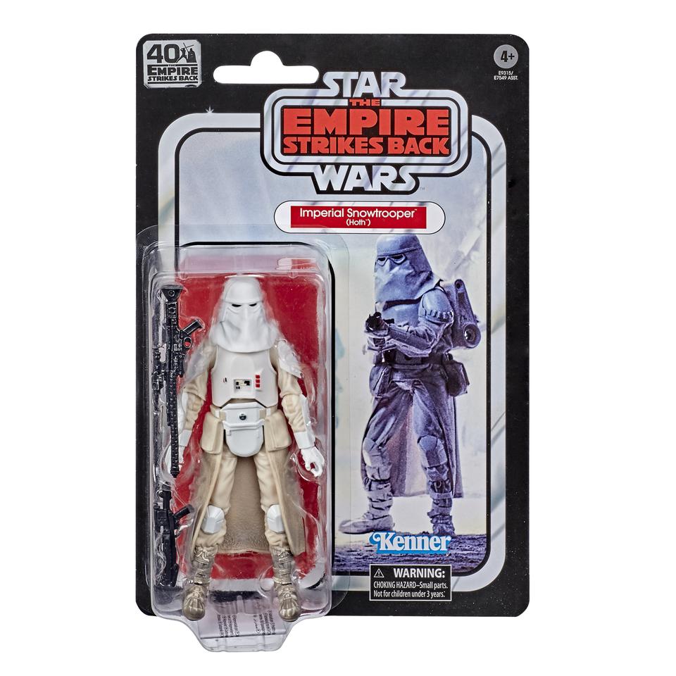Star Wars Black Series Imperial Snowtrooper Hoth Empire Strikes Back 40th Anniversary 6 Inch Figure Kenner