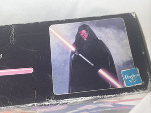 Star Wars Darth Maul Electronic Double Bladed Lightsaber Hasbro 1999