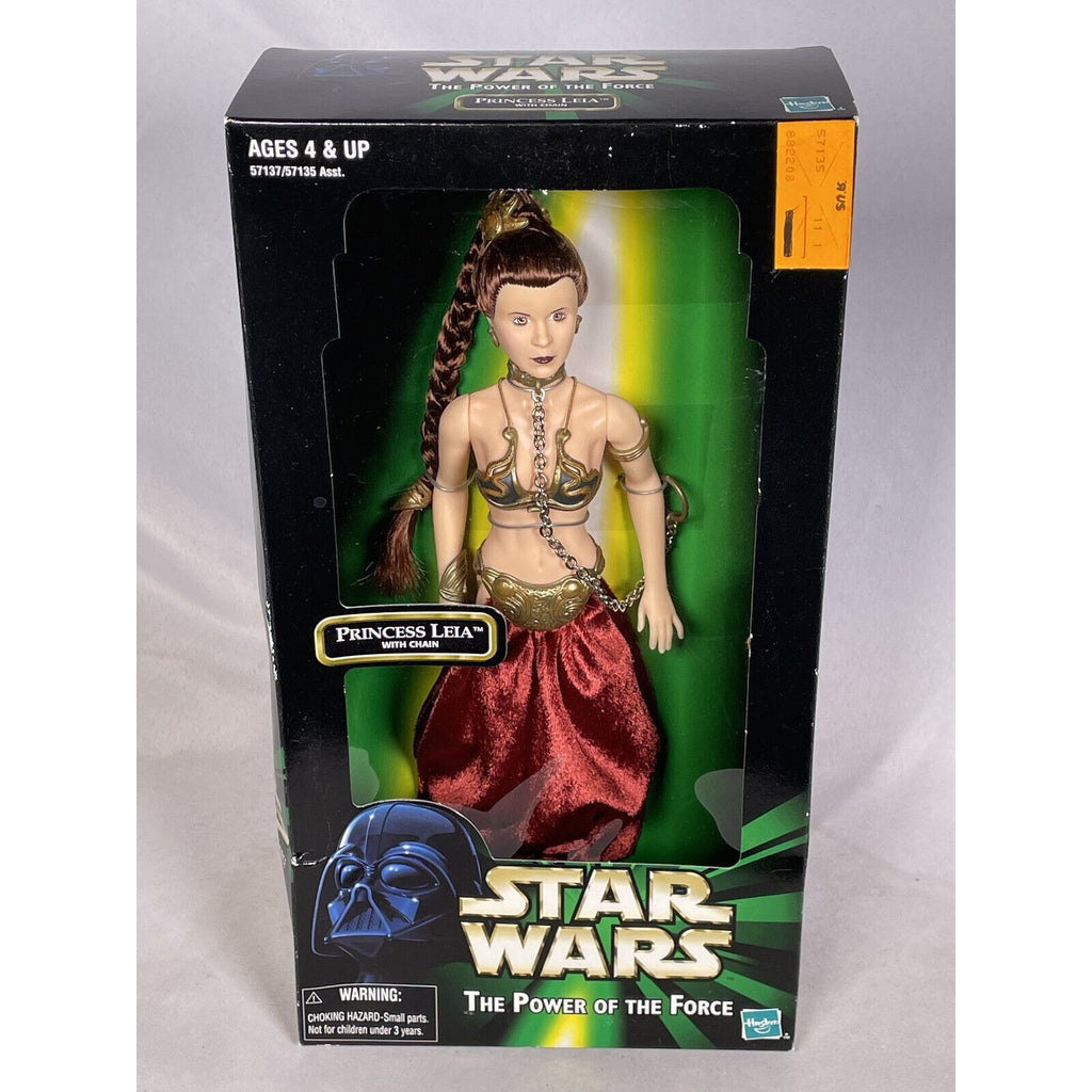 1999 Star Wars Power Of The Force 12” Jabba Slave PRINCESS LEIA With Chain 1:6 Figure