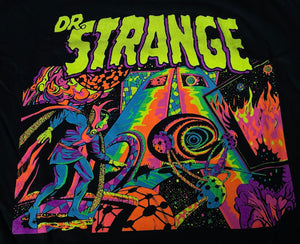 Doctor Strange 60's Marvel Comics Black Light Psychedelic T-Shirt