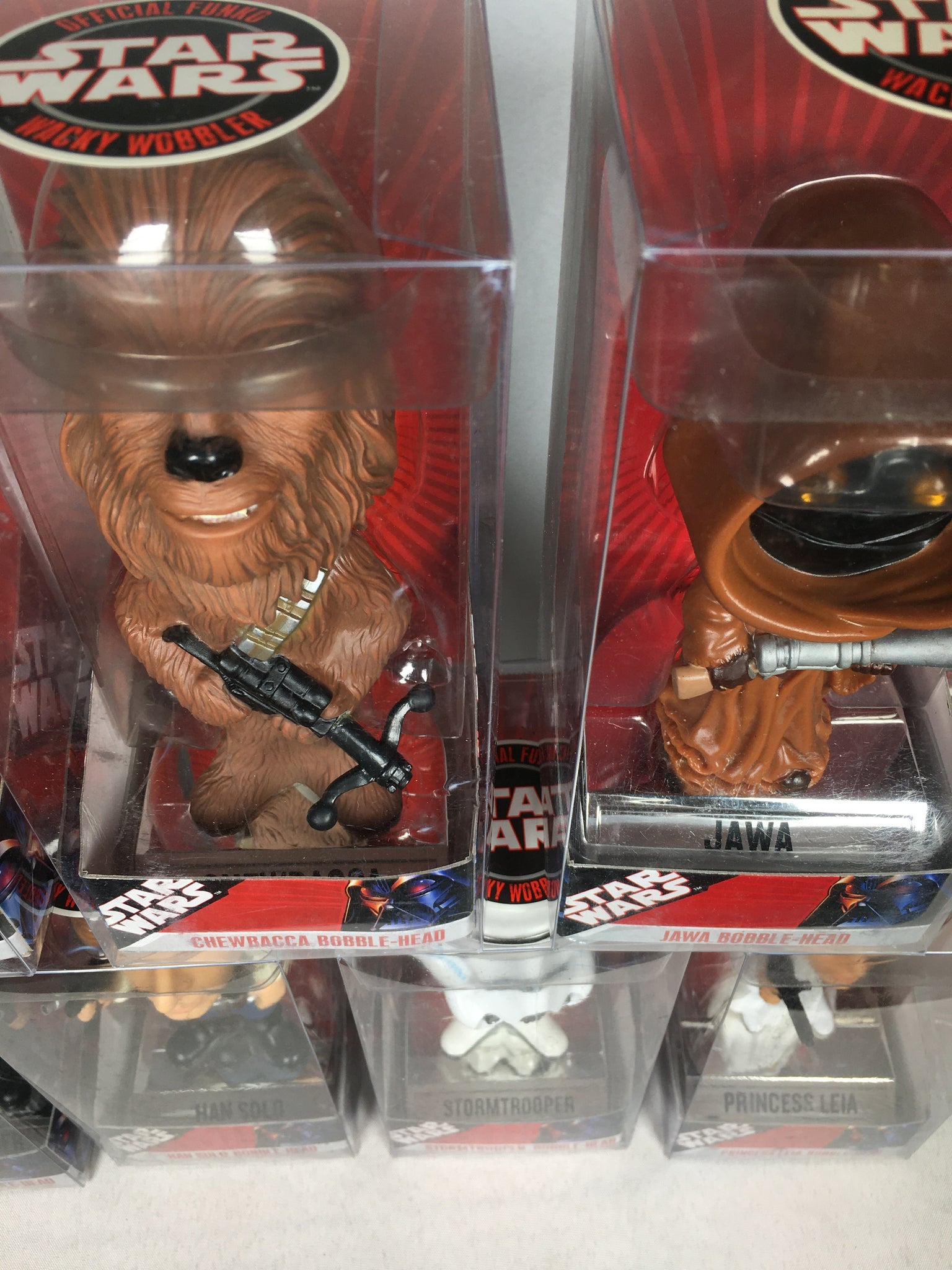 Star Wars Funko Wacky Wobblers CHASE Vinyl Figure Set