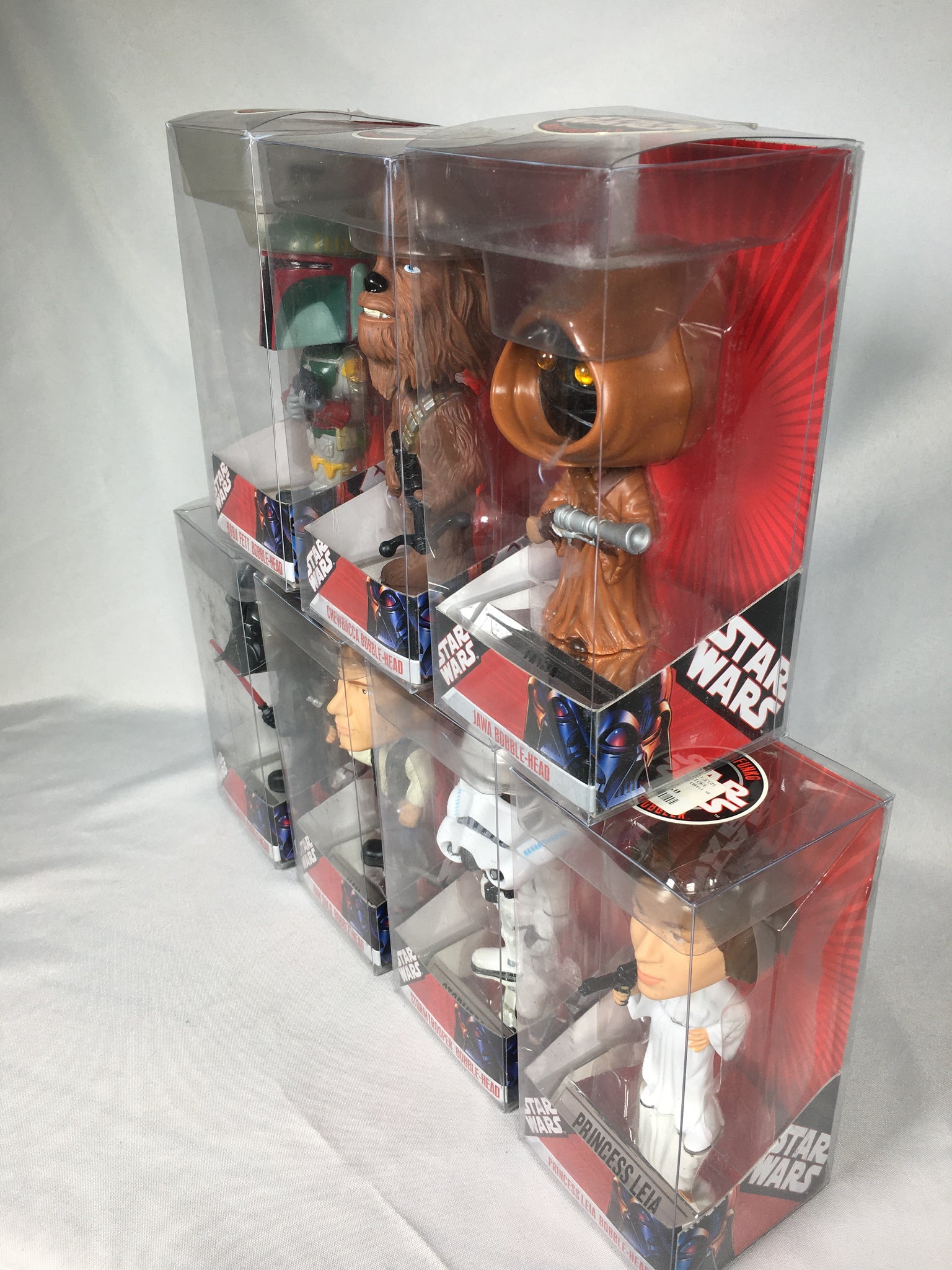 Star Wars Funko Wacky Wobblers CHASE Vinyl Figure Set