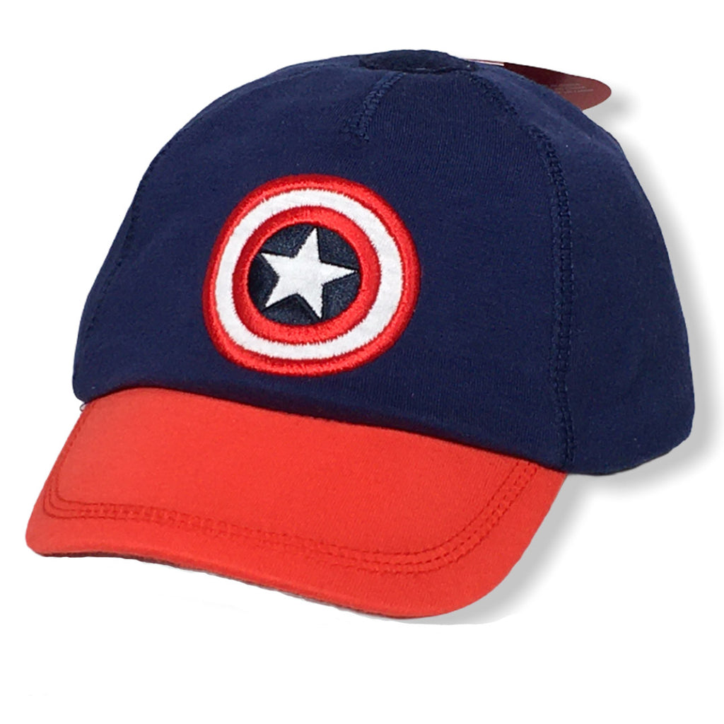 Marvel Captain America Avengers Infant Cap Hat Baby Toddler Red Blue Shield One Size