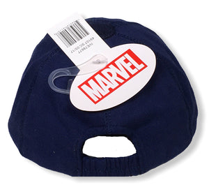 Marvel Captain America Navy Blue / Red Logo Shield Infant Hat 0-12 Months