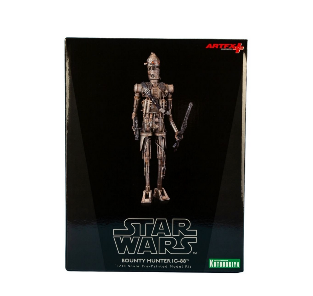 Star Wars IG-88 Bounty Hunter Droid ArtFX+ 1:10 Scale Statue Collectible Figure Kotobukiya Empire Strikes Back Box Collectible