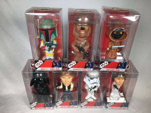 Star Wars Wacky Wobblers Chase Vinyl Bobblehead Figure Set RARE Series 1 2 Boba Fett