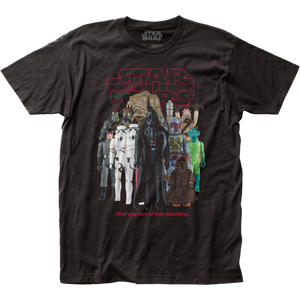 Star Wars Kenner Vintage Action FIgures Graphic T-Shirt Tee Retro Classic Black Boba Fett Jawa Rancor