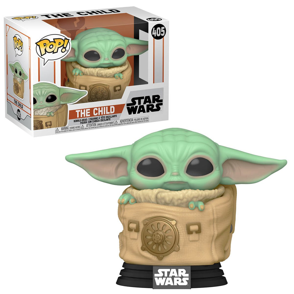 The Mandalorian Child Baby Yoda Pop with bag Vinyl Figure Star Wars Funko 405