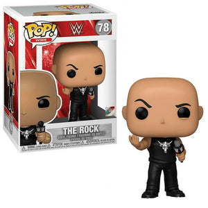 WWE The Rock 78 NWSS Funko Pop Vinyl Bobblehead Figure Wobbler Nodder